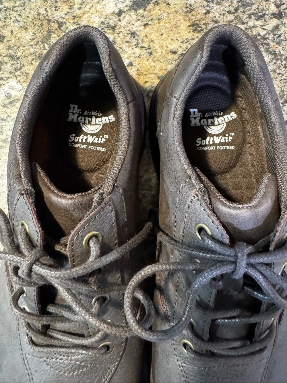 Dr. Martens Brown Greig AirWair Mens 9 Woman’s 10 Low Top Leather Shoes Oxfords